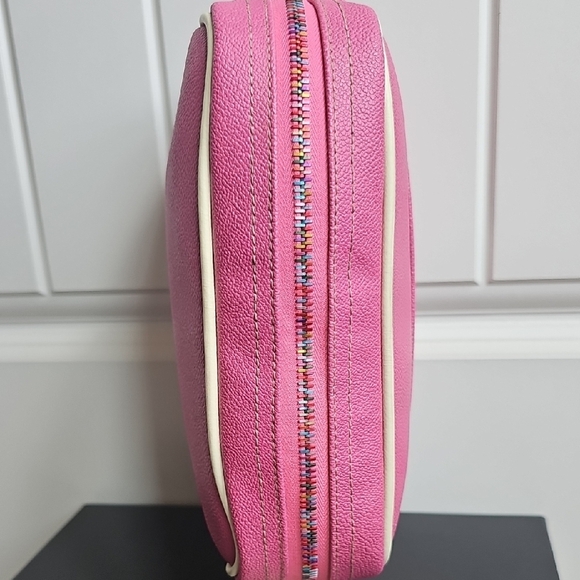 Dooney & Bourke NWT Pink Crossbody Bag RAINBOW ZIPPER - Picture 5 of 11